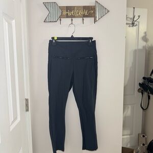 Athleta Black Cropped Small Leggings with 24” inseam